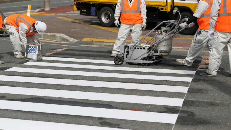 求職者必見！白線工事の重要性と道路安全への寄与